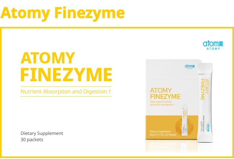 Atomy Finezyme Pineapple Fermentation Digestive Enzymes - 30 Packets