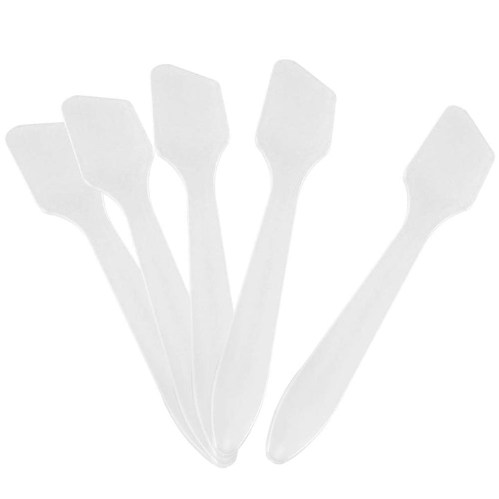 G2PLUS 100 PCS Disposable Makeup Frosted Tip Spatula Cosmetic Mask Spatula for Mixing and Sampling, 3.2' x 0.6' Facial Mask Stick