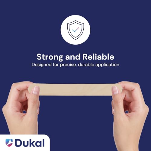 Dukal Large Wooden Wax Sticks - Body Hair Removal Applicator for Waxing, ¾” x 6” (Pack of 100)