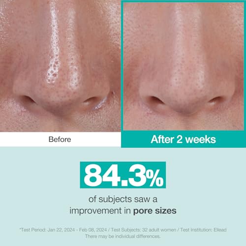 Physiogel Red Soothing CICA Balance Pore-Control Serum, Niacinamide Facial Exfoliant for Blackheads, Pore Minimizer Serum for Face, Korean skin care, 1.69 fl.oz