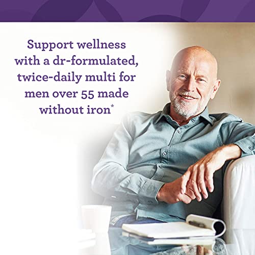 Innate Response Formulas Men’s 55+ Multivitamin - Daily Multivitamin for Men 55 and Over - with B Vitamins - Vegetarian, Non-GMO, Kosher, and Gluten-Free - 120 Tablets (60 Servings)