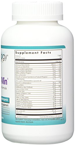 Nutricology Multi-Vi-Min Supplement - Multivitamin for Men & Women, with Iron, Daily Vitamins, for Adults, High Potency, Bioavailable, Vegetarian Capsules - 150 Count