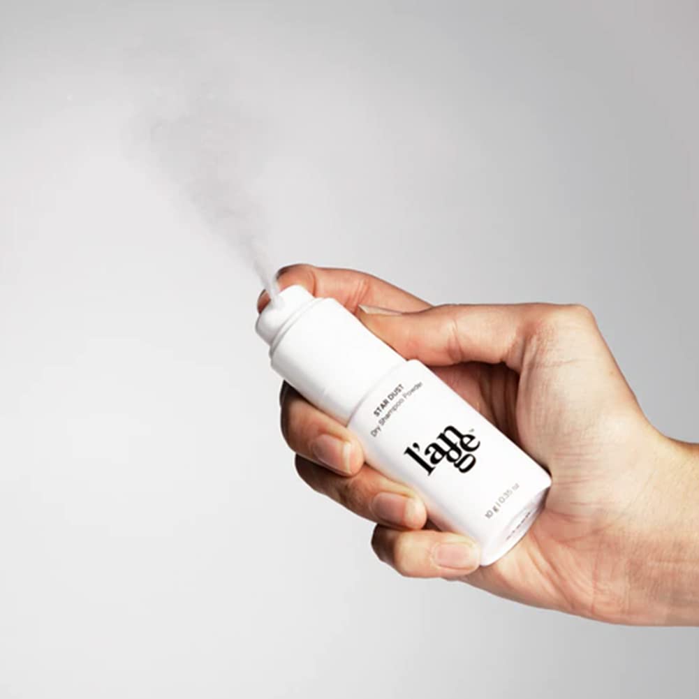 L'ANGE HAIR Star Dust Dry Shampoo Powder | Volumizing Travel Size Dry Shampoo for Women & Men | Helps Refresh Hair Between Washes | Doesn’t Leave Residue | Alcohol Free, Sulfate Free, Paraben Free