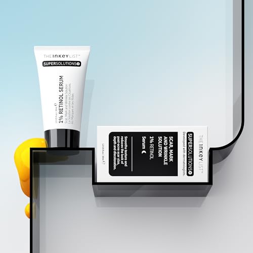 The INKEY List SuperSolutions 1% Retinol Serum for Face and Neck, Helps with Scar, Wrinkle and Skin Tone Appearance for Healthy-Looking Skin, 1.01 fl oz