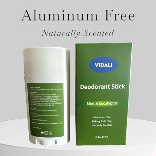 ALUMINUM FREE, DEODORANT VIDALI (Mint and Eucaliptus)
