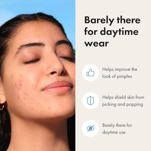 Hero Cosmetics Mighty Patch™ Mini Invisible+ Patches – Extra Small Daytime Hydrocolloid Acne Pimple Patches for Covering Zits and Blemishes, Blends Into Skin and Barely There (30ct 10mm Patches)