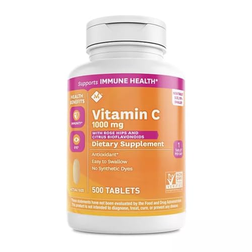 Member's Mark Vitamin C 1000 mg with Rosehips and Citrus Bioflavonoids (500 ct.)