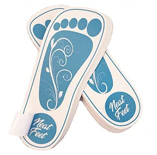 25 Pairs (50 feet) Premium Disposable Spray Tanning Stick on Feet for Sunless Tanning