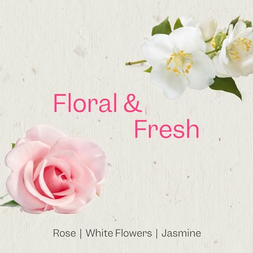 RENPURE Plant-Based Rose Hydrating Shampoo for Dry Hair - Sulfate-Free, Paraben-Free, Cruelty-Free & Color-Safe - Naturally Moisturizing & Refreshing for Women