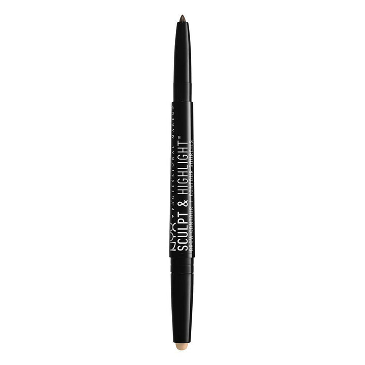 Nyx Professional Makeup Sculpt and Highlight Brow Contour, Brunette/Cream, 0.82g