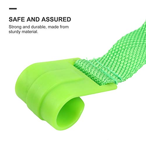 TOYANDONA 4Pcs Plastic Baby Pull Rings Hanging Walking Assistant Baby Stand Up Rings for Toddler Practice Tool