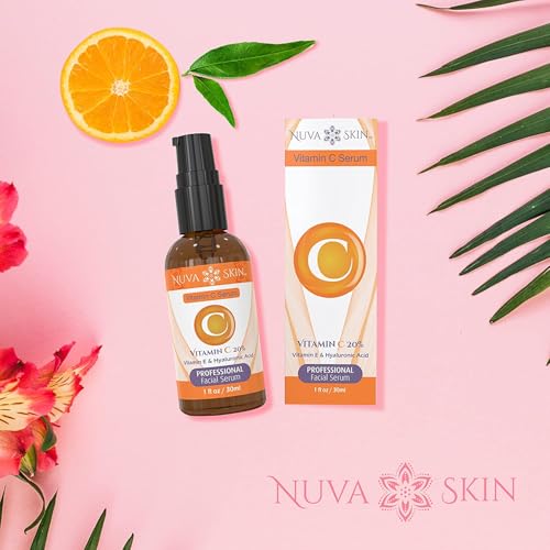 Vitamin C Serum for Face - Face Serum Vitamin C and Hyaluronic Acid, Anti Aging serum, Brightening Serum, Brightening Face Serum with Vitamin C Oil, Facial Serum for Collagen Production & Reduced Acne