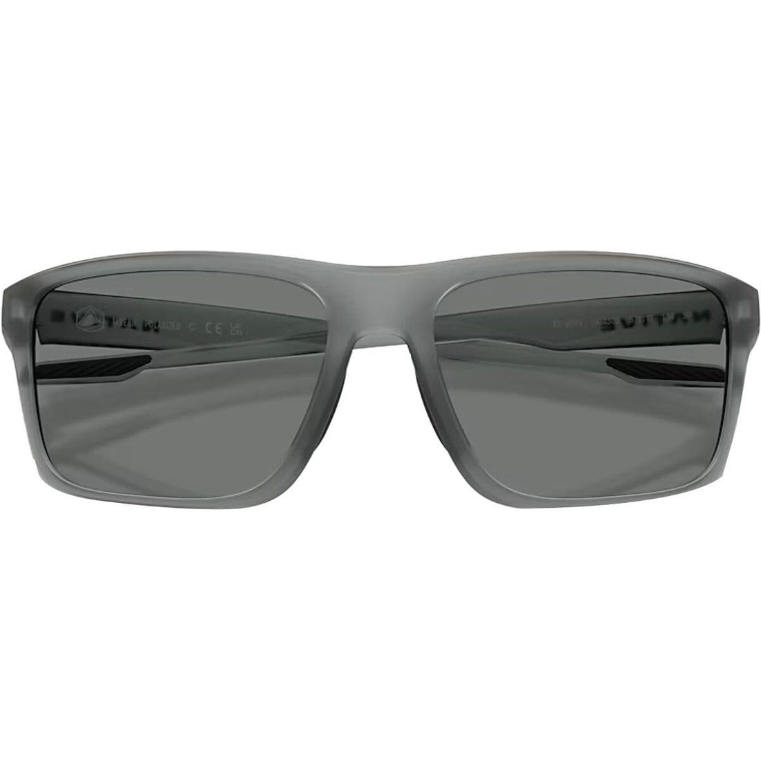 Native Eyewear Men's XD9043 Tavern Square Sunglasses, Matte Smoke Crystal/Grey Polarized, 57 mm