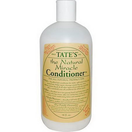 Tate's Natural Miracle Conditioner - 18 fl oz with FREE 5 fl oz Mini Conditioner!