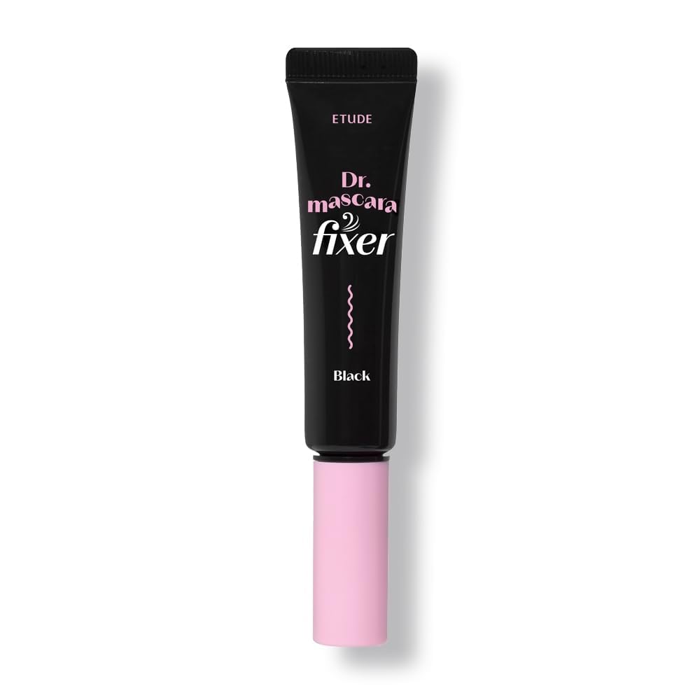 ETUDE Dr. Mascara Fixer #02 Black | Long-Lasting Smudge-Proof Mascara Fixer with Care Effect | Eyelash Primer | Korean Makeup, Kbeuaty, Perfect for Gift