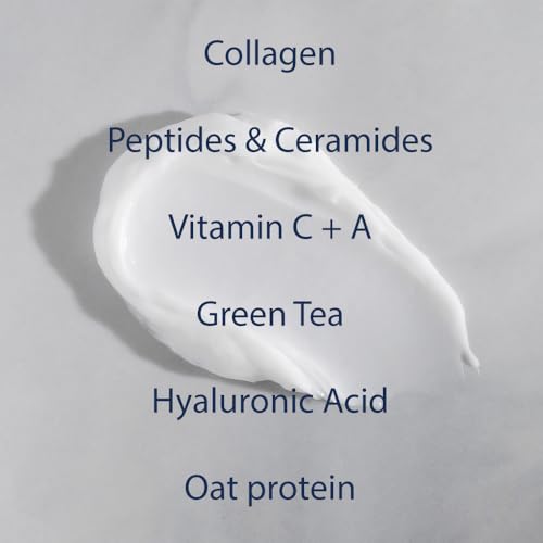 NAELI Face Moisturizer with SPF 30, Anti Aging Collagen & Peptide Cream, Reduces Wrinkles - Lightweight Skin Hydration with Hyaluronic Acid, Paraben Free & Non-Comedogenic Sunscreen, 3.4 oz