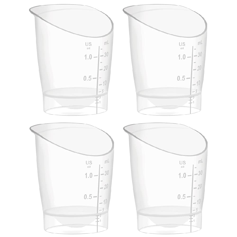 Maymom Baby Feeding cup; Graduated Cup for Dosing Medicine; 1 oz (4ct)