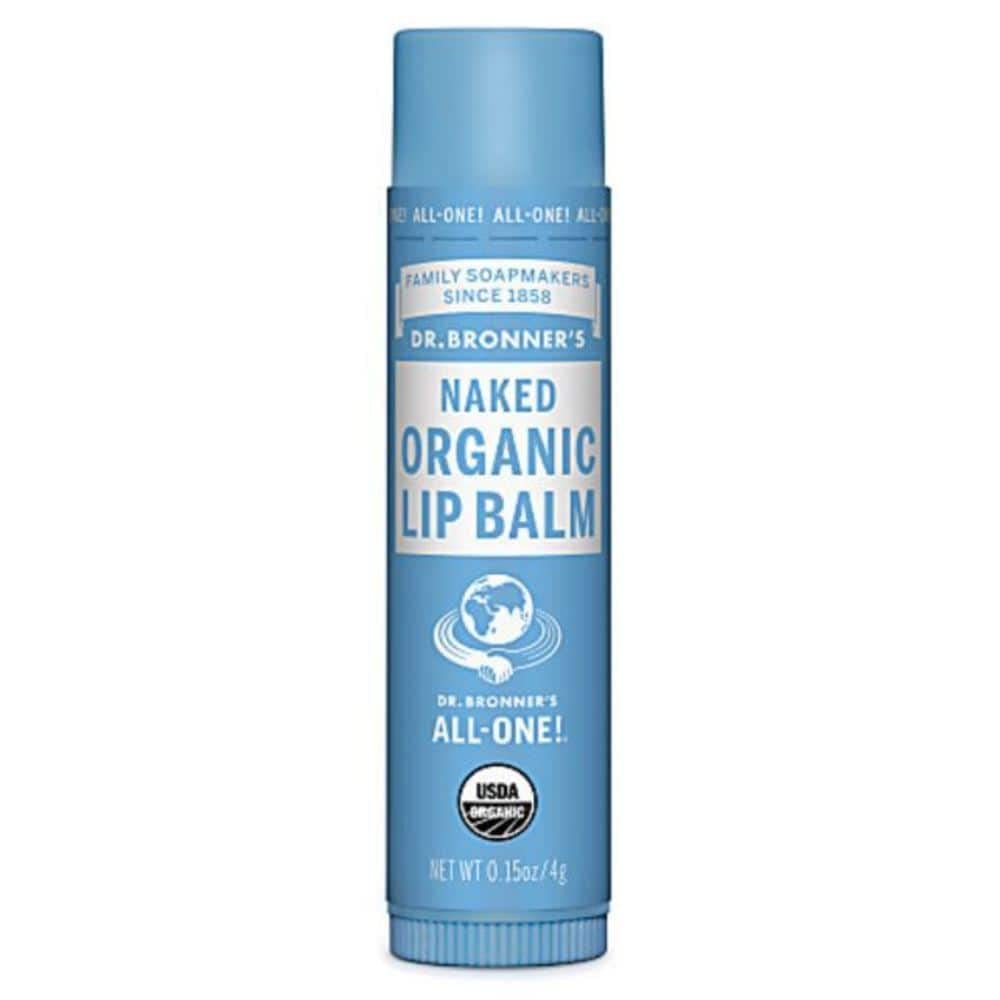 Dr. Bronner's Magic Soaps Organic Naked Lip Balm - 0.15 Oz - Balm