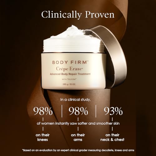 Crepe Erase Advanced Body Repair Treatment, Anti-Aging Skin Care Moisturizer for Body and Neck, Firming Cream to Support Wrinkle & Crepe Skin, Promotes Natural Elastin & Collagen Production, 10 oz