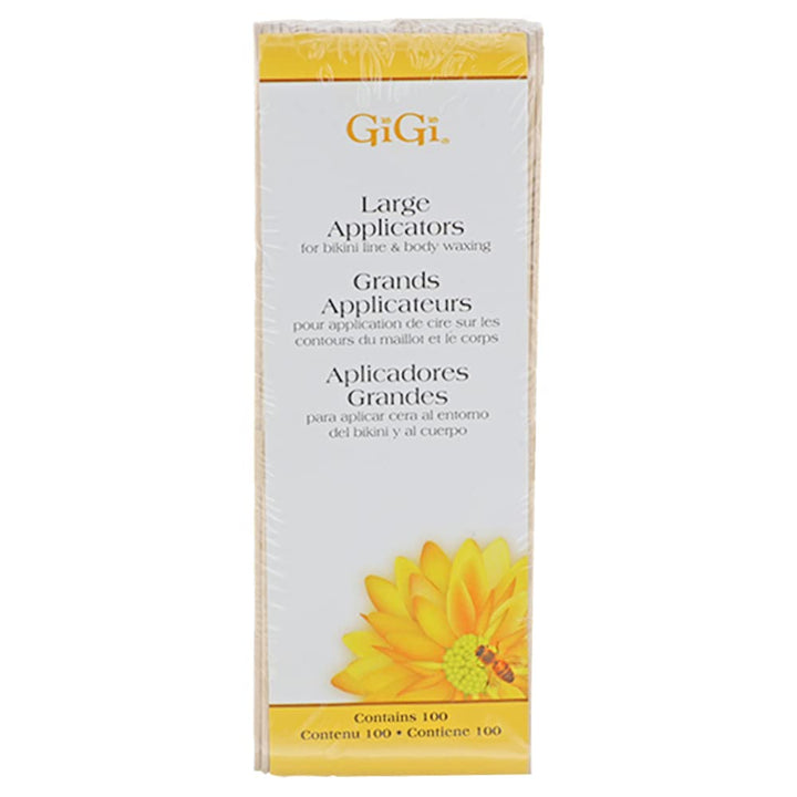 Gigi Honee Wax Applicators, Large, 100 Count