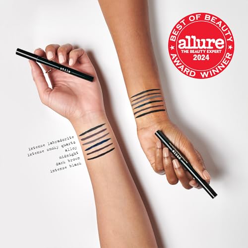 stila Waterproof Liquid Eye Liner, Stay All Day Makeup with Fine Brush Tip | Lasting Satin Finish, Smudge-Proof & Transfer-Resistant