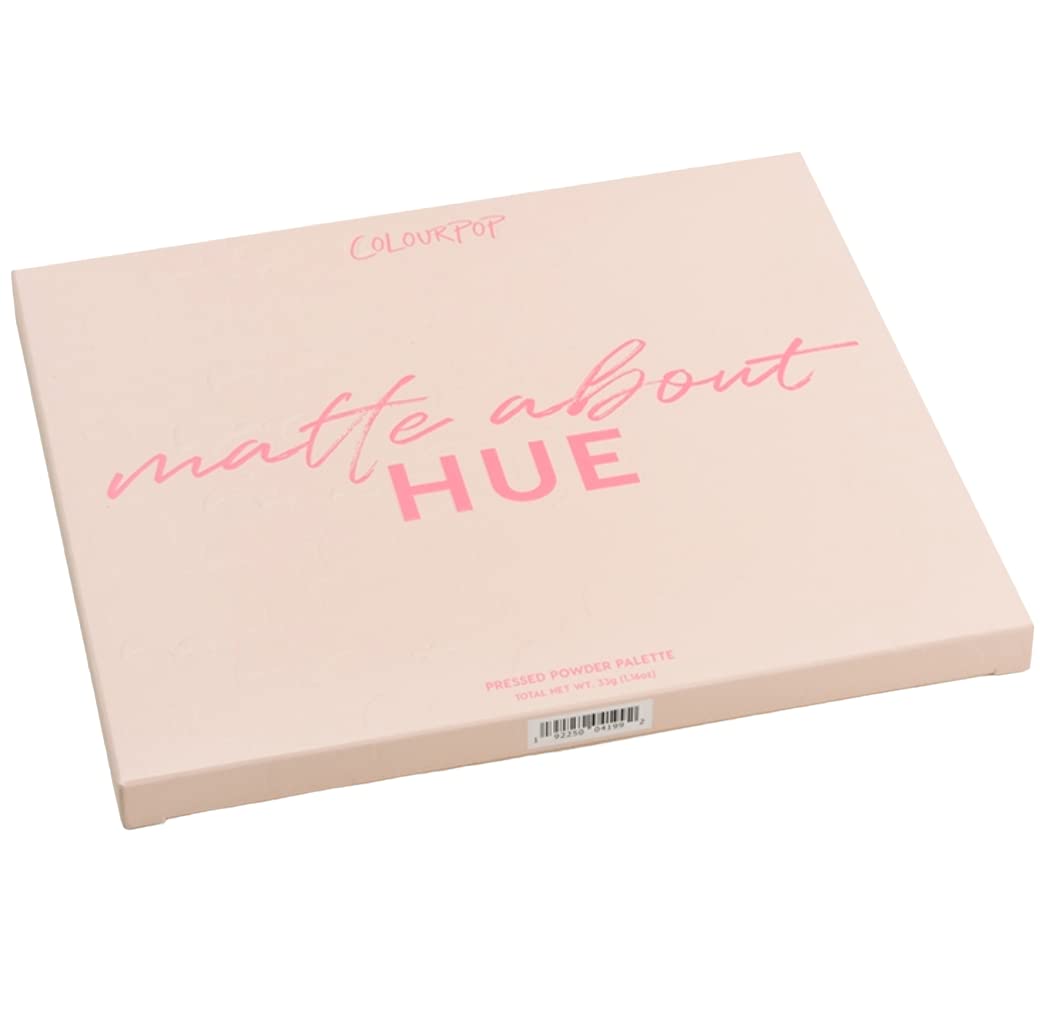 Colourpop Matte About Hue Eyeshadow Palette Mega Rainbow Pressed Powder