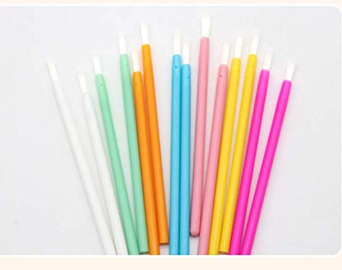 Huachnet Disposable Lipstick Gloss Wands With Soft Brush Head Makeup Kits Pack Of 100