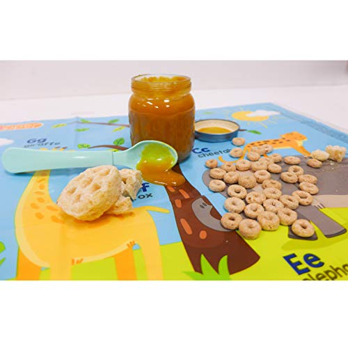 Neat Solutions Table Topper Disposable Stick-on Placemats in Reusable Package, Gender Neutral, 12 x 18, 60 Count (Pack of 1) (Styles May Vary)