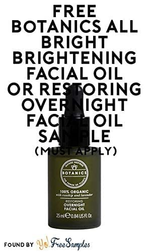 Botanics Organic Restoring Overnight Facial Oil 25ml (0.84 US Fl Oz)