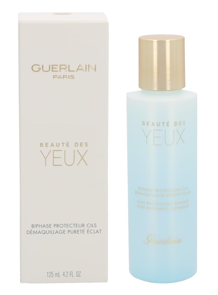 Guerlain Beaute Des Yeux Biphase Eye Makeup Remover for Women, 4.2 Ounce