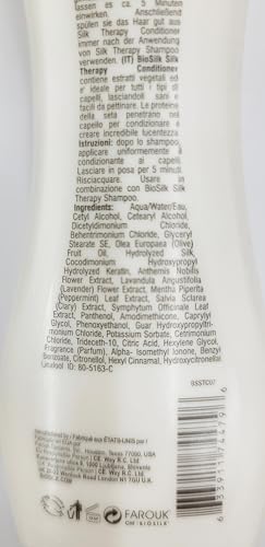 Biosilk Silk Therapy Trio Unisex: 7 oz Shampoo, 7 oz Conditioner, and 7 oz Original Treatment