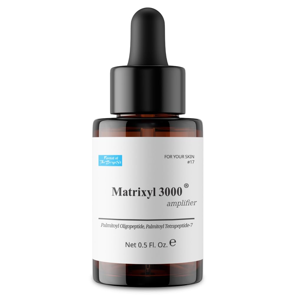 Forest of the Borges's Matrixyl 3000 Amplifier Serum 0.5 fl. oz. cosmetic ingredients for face, neck and skin, wrinkle