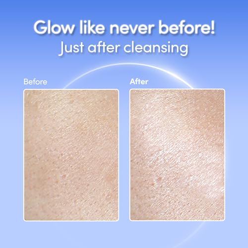 EQQUALBERRY pH Balanced Daily Glow Gel Cleanser 7.1 fl oz. 210ml Moisturizing finish, Gentle Gel Cleaning, Korean Skincare EWG Green