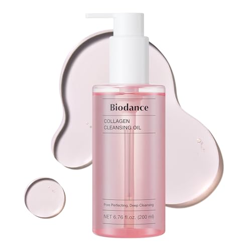 BIODANCE Collagen Cleansing Oil, Facial Oil Cleanser, Gentle Makeup Remover without Clogging Pores, Removes Bleackhed and Whitehead for Sensitive Skin, Oily Skin, Korean Skincare6.76 fl. oz. (200 ml)