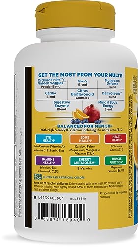 Alive! Once Daily Men's 50+ Ultra - 60 Tablets by Nature's Way