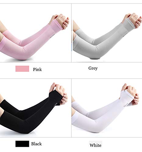 UV Shield Glove Sunblock Fingerless Gloves Manicure UV Protection from UV Drying Lamp for Gel Polish Nail Art UV Protection Driving Gloves Summer Outdoor Gloves for Women and Girl Short and Long,Black