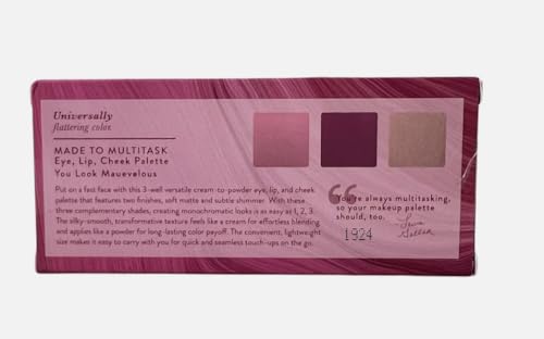 LAURA GELLER Eye Lip Cheek Palette Cream to Powder Trio, You Look Mauevelous