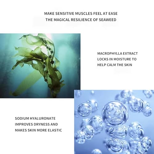 BLUE LOVE 2PCS Astaxanthin Seaweed Face Cream for Men & Woman, Anti-Aging Hydration Facial Moisturizer Skincare for All Skin Types