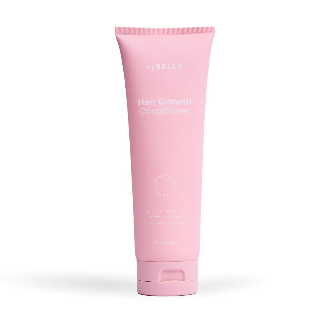 Trybello Hair Growth Conditioner | Deep Hydration & Strengthening for Thicker Hair | Aloe Vera, Turmeric, and Urucum Extract | Sulfate-Free, Vegan, Anti-Breakage Formula