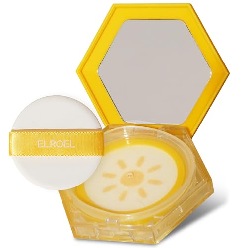 ELROEL Pang Pang Sun Cushion Plus - Korean Hypoallergenic & Lightweight Sunscreen with Puff Sponge - Broad Spectrum SPF50+ PA++++ (0.53 oz)