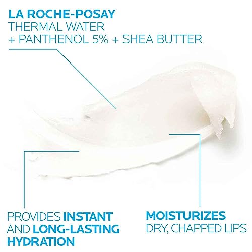 La Roche-Posay Cicaplast Lip Balm B5, Hydrating Balm with Shea Butter, Lip Treatment for Dry Cracked Lips, Moisturizing and Repairing Balm, Fragrance Free