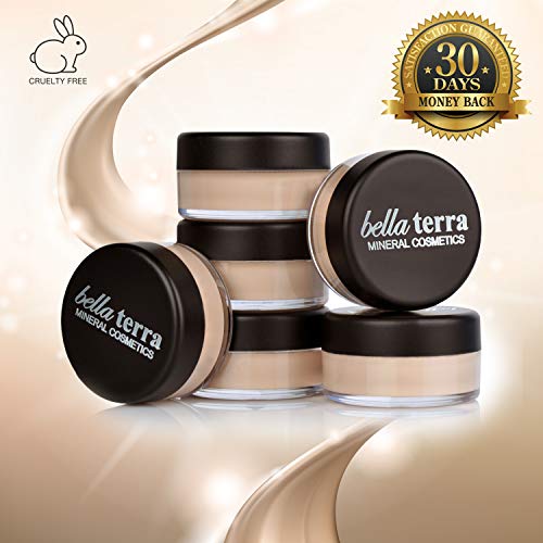Bella Terra Eye Primer | All-day Eye Shadow Base |Eyelid Concealer for Dark Circles and Veins | Fragrance-Free for Sensitive Skin (.32 ounce)