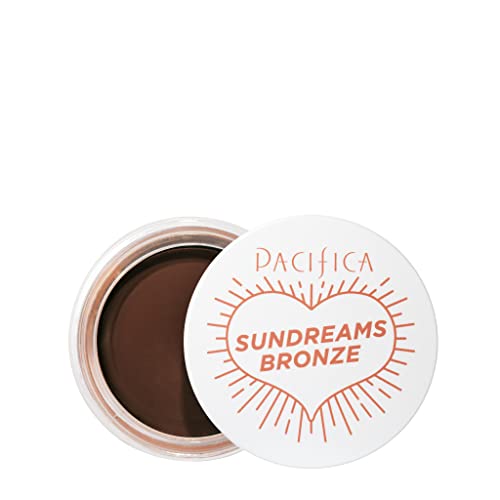 Pacifica Bronzer – Sun Dreams Matte Bronzing Cream Highlighter, Hydrating & Buildable Contour with Floral Extracts, Talc-Free, Vegan & Cruelty-Free, 1 oz (Shade California)