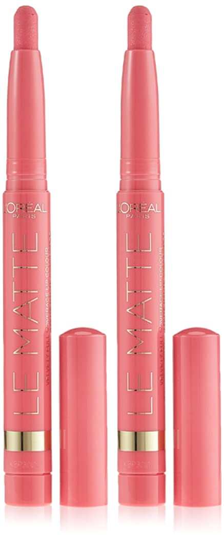 L'Oréal Paris Colour Riche Le Matte Lipstick Pen, Game, Set + Matte, 0.032 oz.