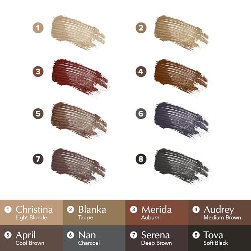 Thrive Causemetics Instant Brow Fix Semi-Permanent Eyebrow Gel, Waterproof Tinted Eye Brow Gel with Vitamin B5, Smudge-Proof, Vegan & Cruelty Free, Blanka (Taupe)