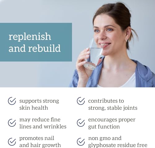 Organifi Collagen Powder - Fuller Hair, Stronger Nails, and Radiant Skin - Replenish and Rebuild Your Body - Gluten-Free, Dairy-Free, and Soy-Free Hydrolyzed Multi Collagen Peptides, 30 Servings