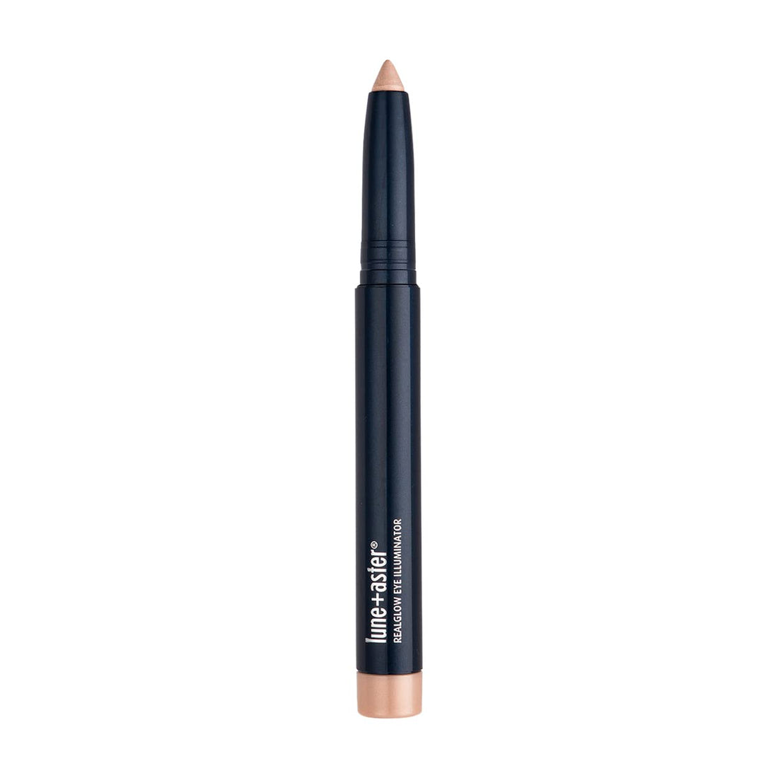 Lune+Aster RealGlow Eye Illuminator - Universal, vegan champagne illuminator highlights to effortlessly emphasize eyes for a wide-eyed effect. - paraben free, phthalates free, gluten free