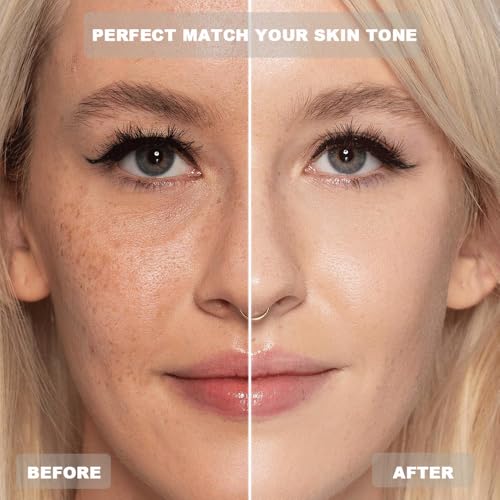 VBEYD Foundation 4 in 1 - Color Changing, Medium Coverage, SPF 50, Hypoallergenic, Long-lasting & Waterproof, Neutral Finish - 1.06 fl oz