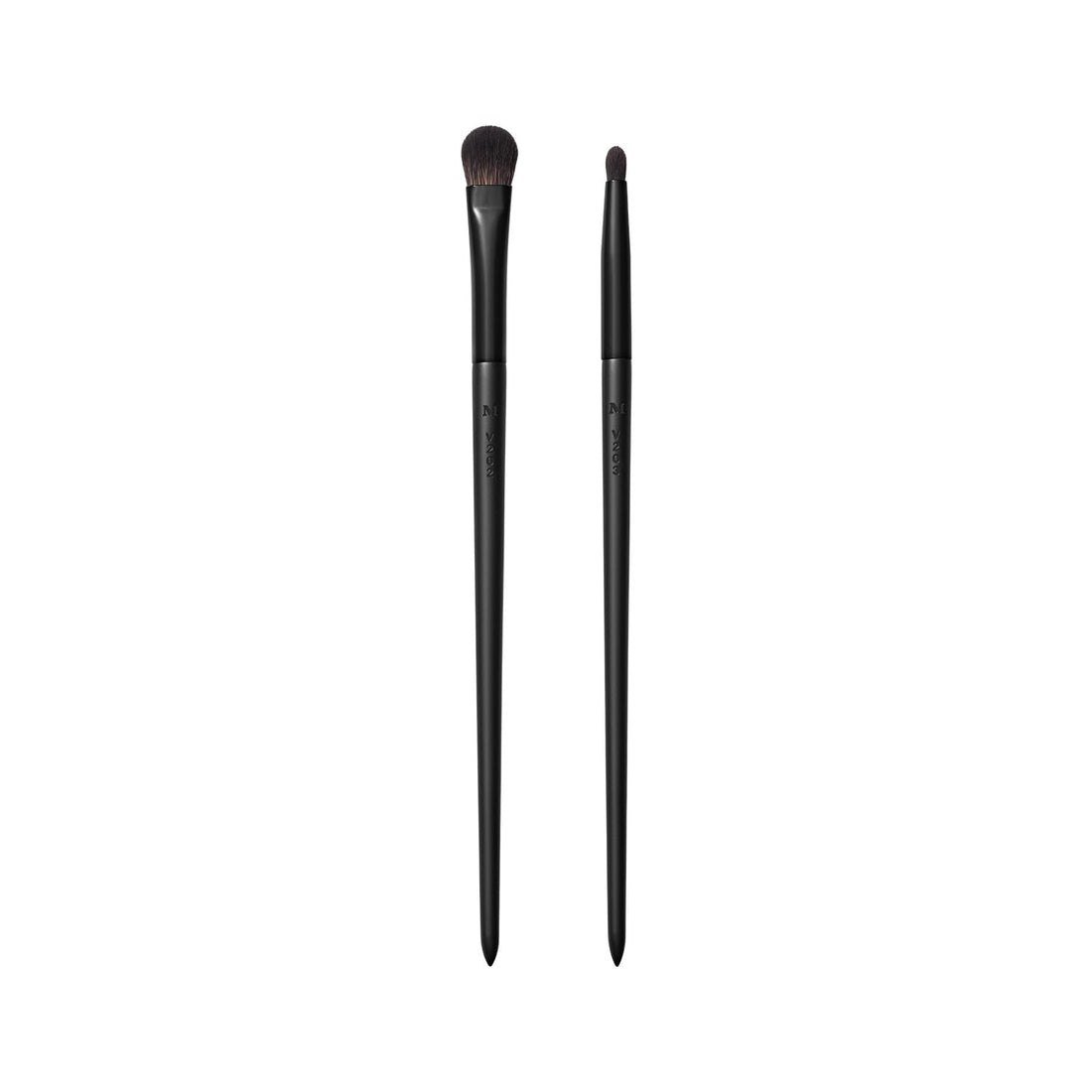 Morphe Vegan Bold Eyeshadow Brush Duo - Vegan Makeup Brushes for Powder, Cream & Liquid Formulas - Cutting-Edge Synthetic Bristles - Includes V202 & V203 (2 Count)