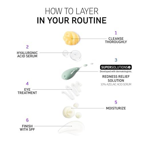 The INKEY List SuperSolutions Azelaic Acid 10% Serum, Fast-Absorbing Formula Helps Reduce Appearance of Redness and Soothes Skin, Leaves No White Cast, 1.01 fl oz